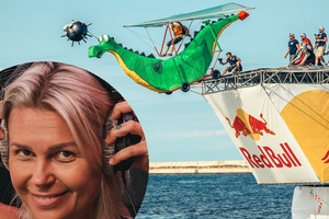 Red Bull Konkursu Lotów Agnieszka Kołodziejska współprowadzącą