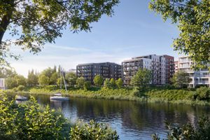 Wizualizacja osiedla na Ostrowie Tumskim w Poznaniu