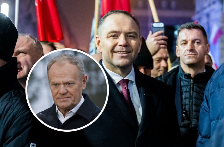 Tusk i Nawrocki