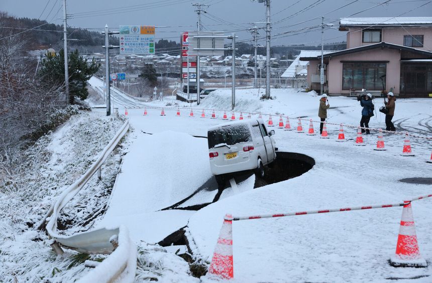 Trzęsienie ziemi w Japonii