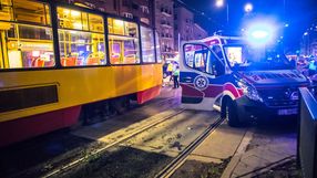 Wypadek z udziałem tramwaju (zdjęcie ilustracyjne)