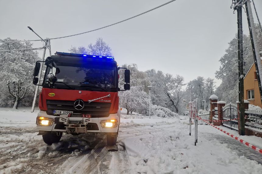 Atak zimy na Dolnym Śląsku