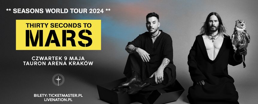 Thirty Seconds To Mars w Polsce 2024 Koncert TAURON Arena Kraków 
