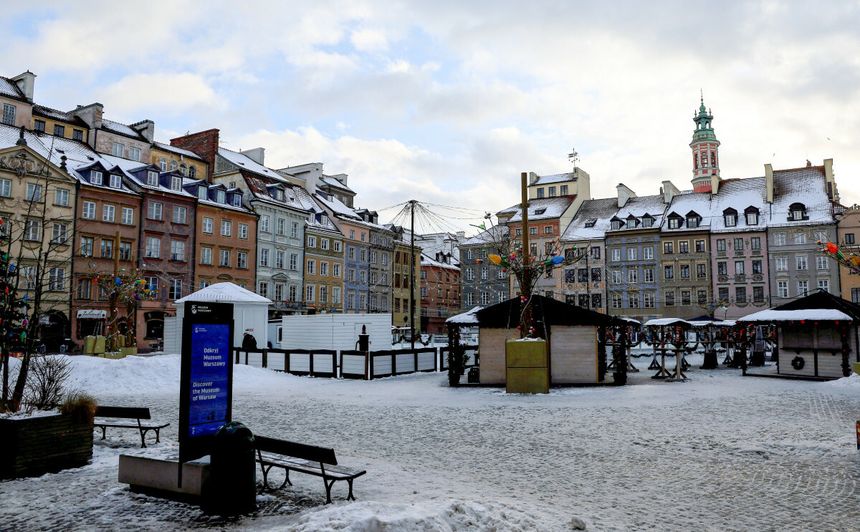 Warszawa zimą