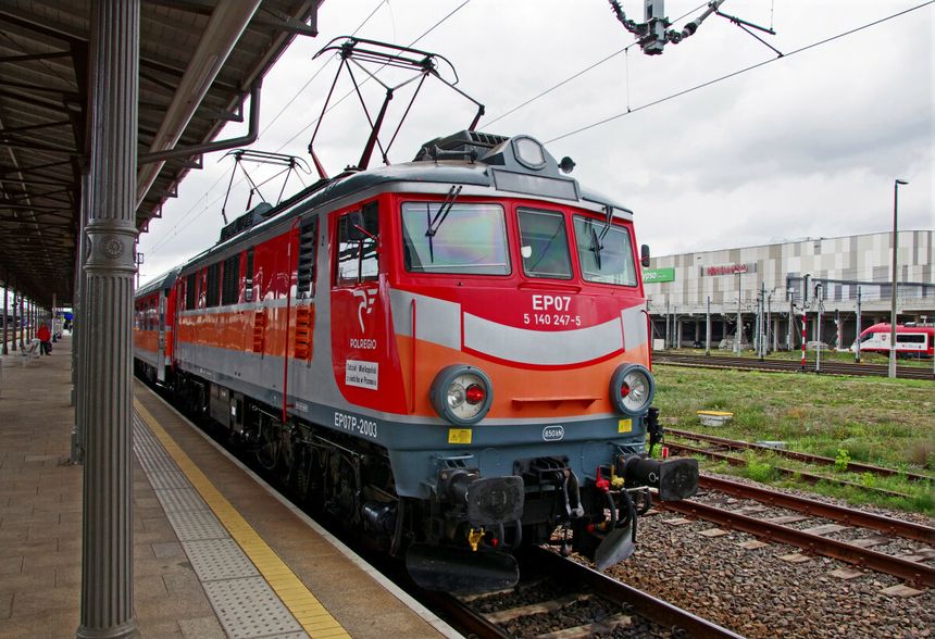 Pociąg Polregio z Poznania