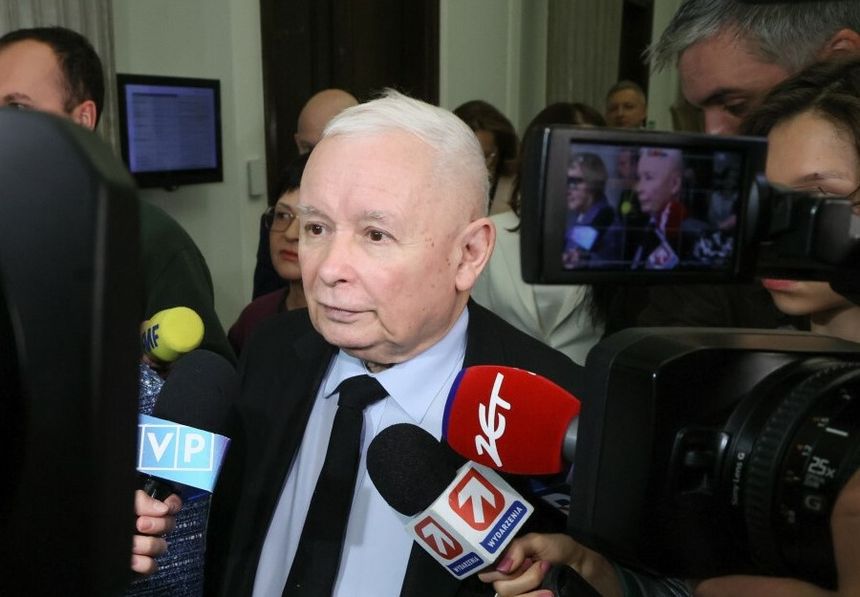 Prezes PiS Jarosław Kaczyński