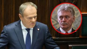 Donald Tusk. Dmitrij Pieskow