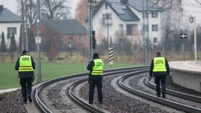 Działania służb w okolicy stacji Mika, gdzie doszło do dywersji
