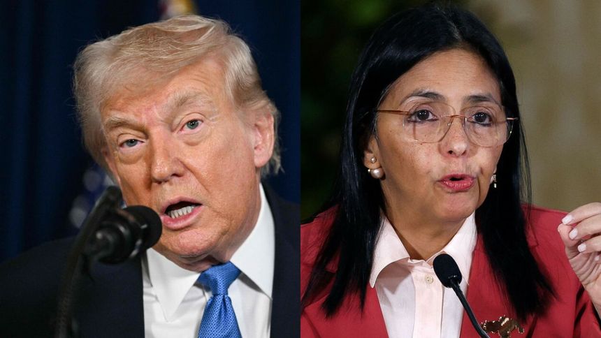 Donald Trump Delcy Rodriguez