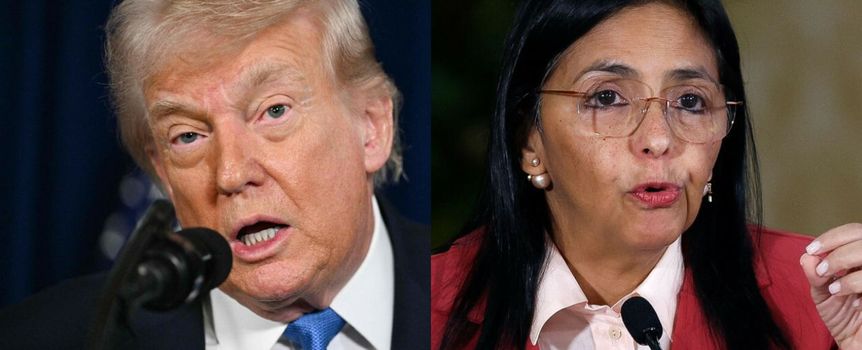 Donald Trump Delcy Rodriguez