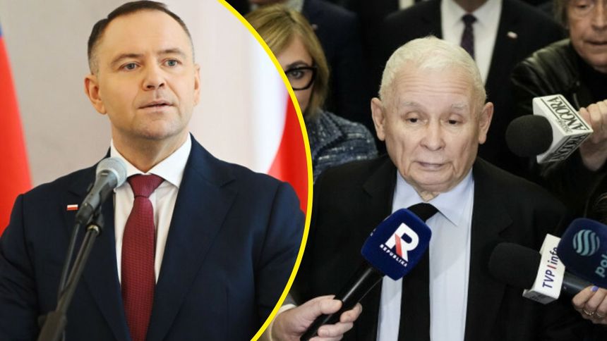 Prezes PiS Jarosław Kaczyński. Prezydent Karol Nawrocki