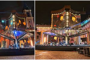 Sylwester Polsat 2024 2025 scena Toruń