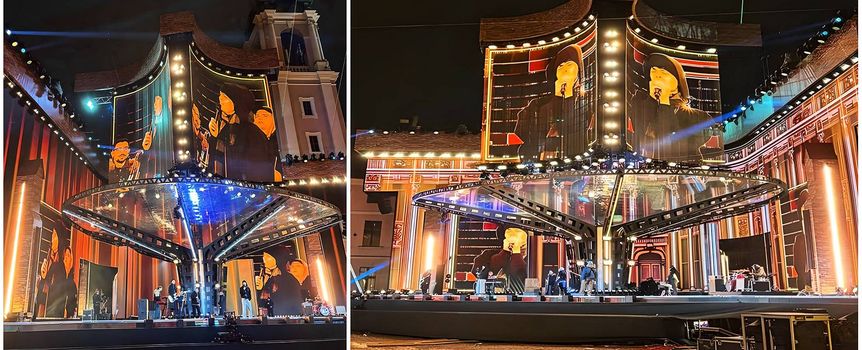 Sylwester Polsat 2024 2025 scena Toruń