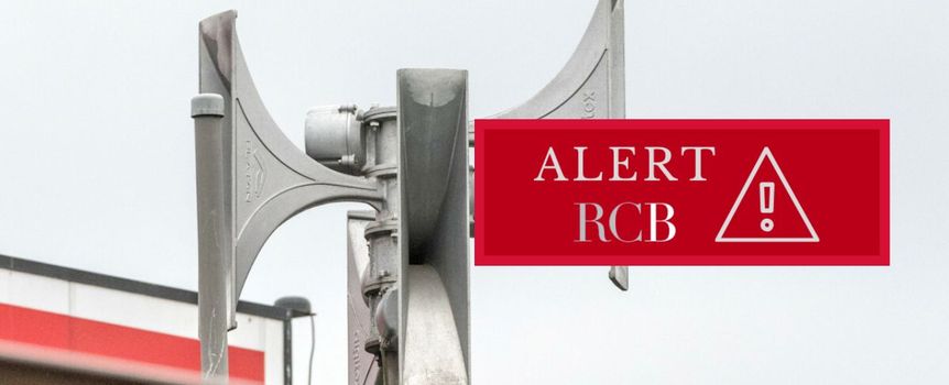 syreny alarmowe, alert RCB