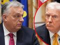 Premier Węgier Viktor Orban. Prezydent USA Donald Trump