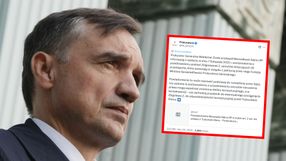 Zbigniew Ziobro. Wpis Prokuratury Krajowej na X