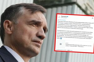 Zbigniew Ziobro. Wpis Prokuratury Krajowej na X