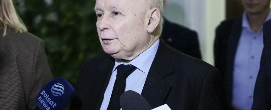 Prezes PiS Jarosław Kaczyński