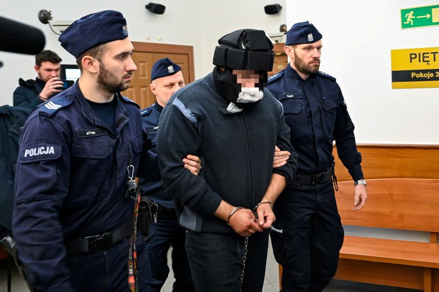 Doprowadzenia Piotra K. na posiedzenie aresztowe Sądu Rejonowego w Słupsku