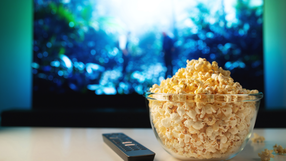 Telewizja, popcorn