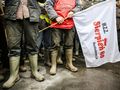 Protest górników