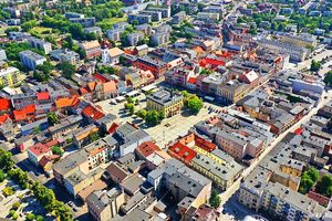 Ostrów Wielkopolski z lotu ptaka