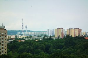 Góra Moraska widoczna z Winograd w Poznaniu