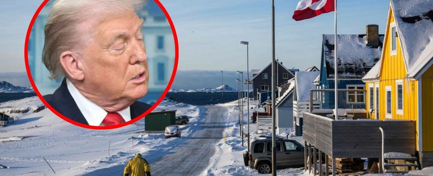 Nuuk. Prezydent USA Donald Trump