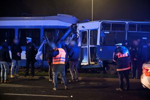 Wypadek tramwajów