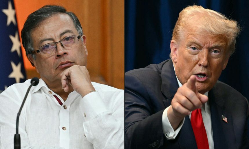 Gustavo Petro, Donald Trump