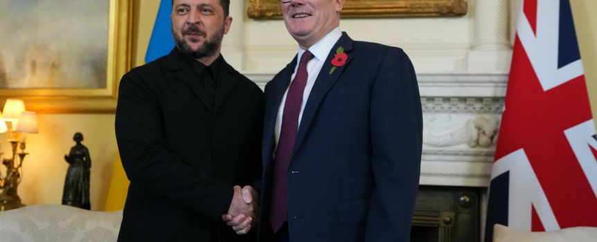 Wołodymyr Zełenski, Keir Starmer