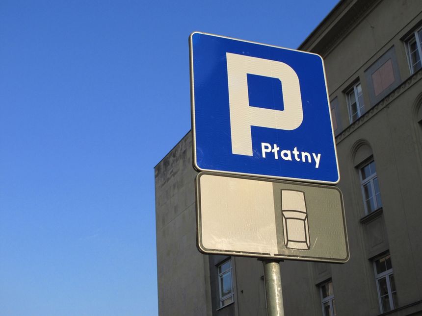 znak parking płatny 