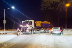 Odśnieżanie na ulicach Poznania