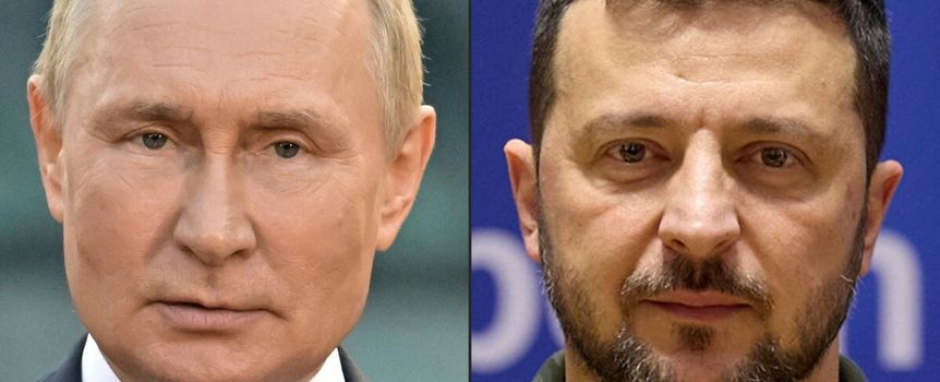 Władimir Putin, Wołodymyr Zełenski