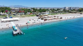 Plaża w Antalyi w Turcji