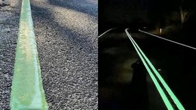 Glow Roads to nowoczesne rozwiązanie wykorzystujące fotoluminescencyjne pasy drogowe