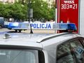 Radiowóz i wóz strażack