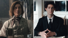 Eryk Kulm jako Fryderyk Chopin i Idan Weiss jako Franz Kafka 