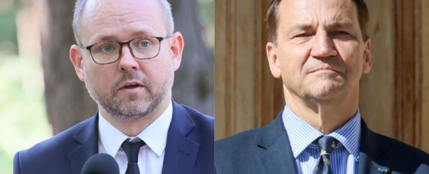 Marcin Przydacz Radosław Sikorski