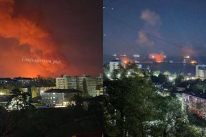 pożar w rosyjskim porcie