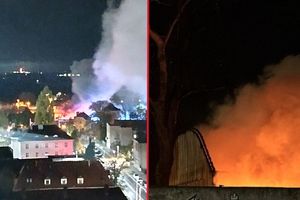Pożar w Inowrocławiu
