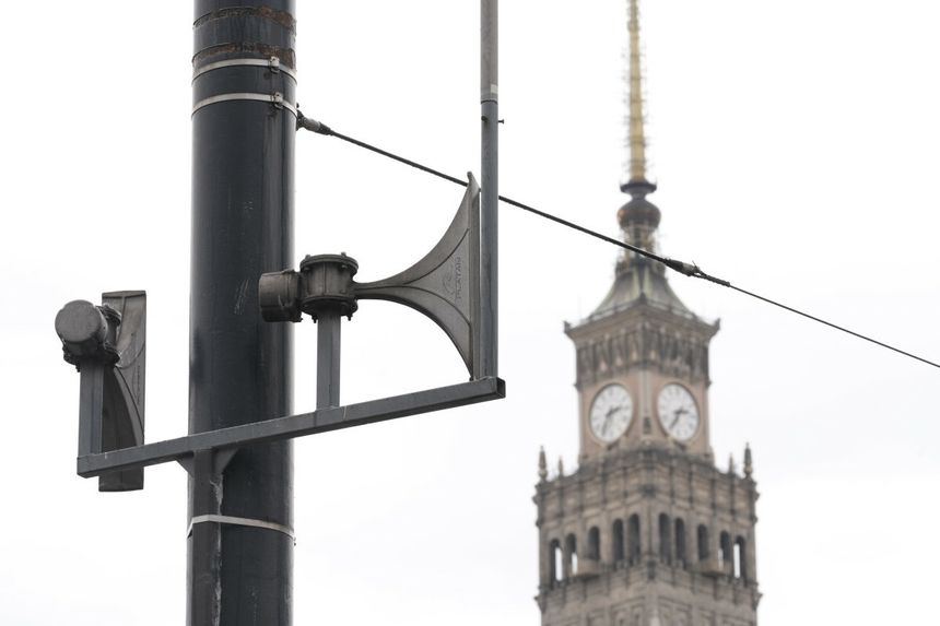 Syreny alarmowe w Warszawie