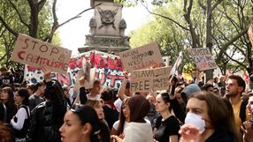Protest w Paryżu