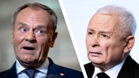 Donald Tusk. Jarosław Kaczyński