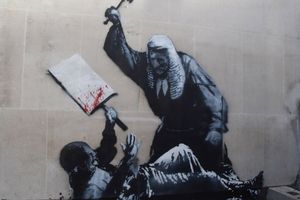Banksy pokazał nowe dzieło. Mural wkrótce zniknie