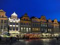 Stary Rynek w Poznaniu nocą