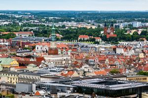 Poznań z lotu ptaka