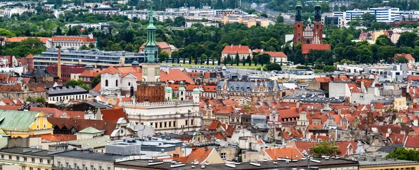 Poznań z lotu ptaka