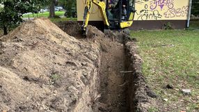 Odkrycie przy kościele