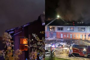 Pożar galerii w Poznaniu